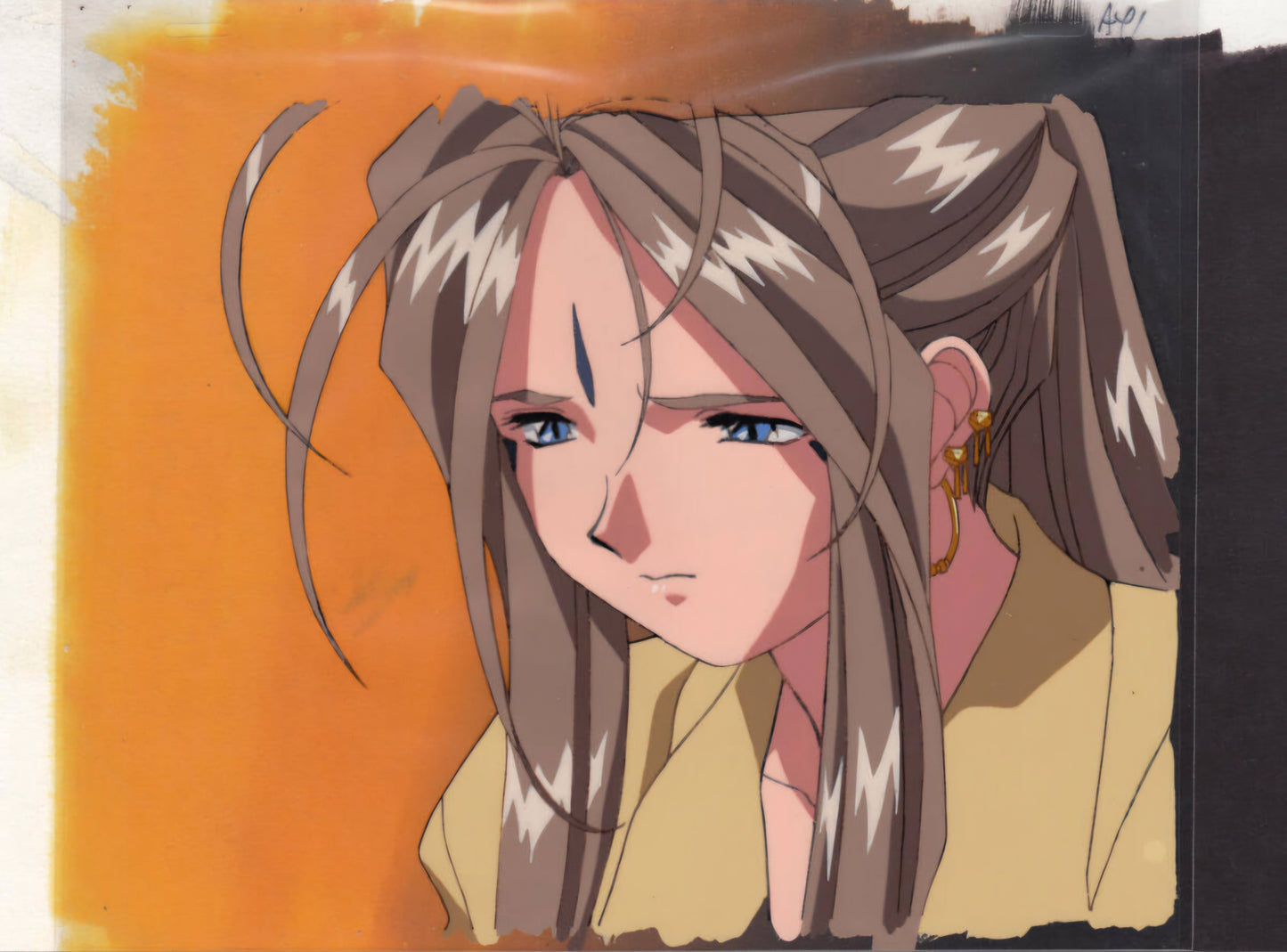 Ah My Goddess! Belldandy animation Cel + background