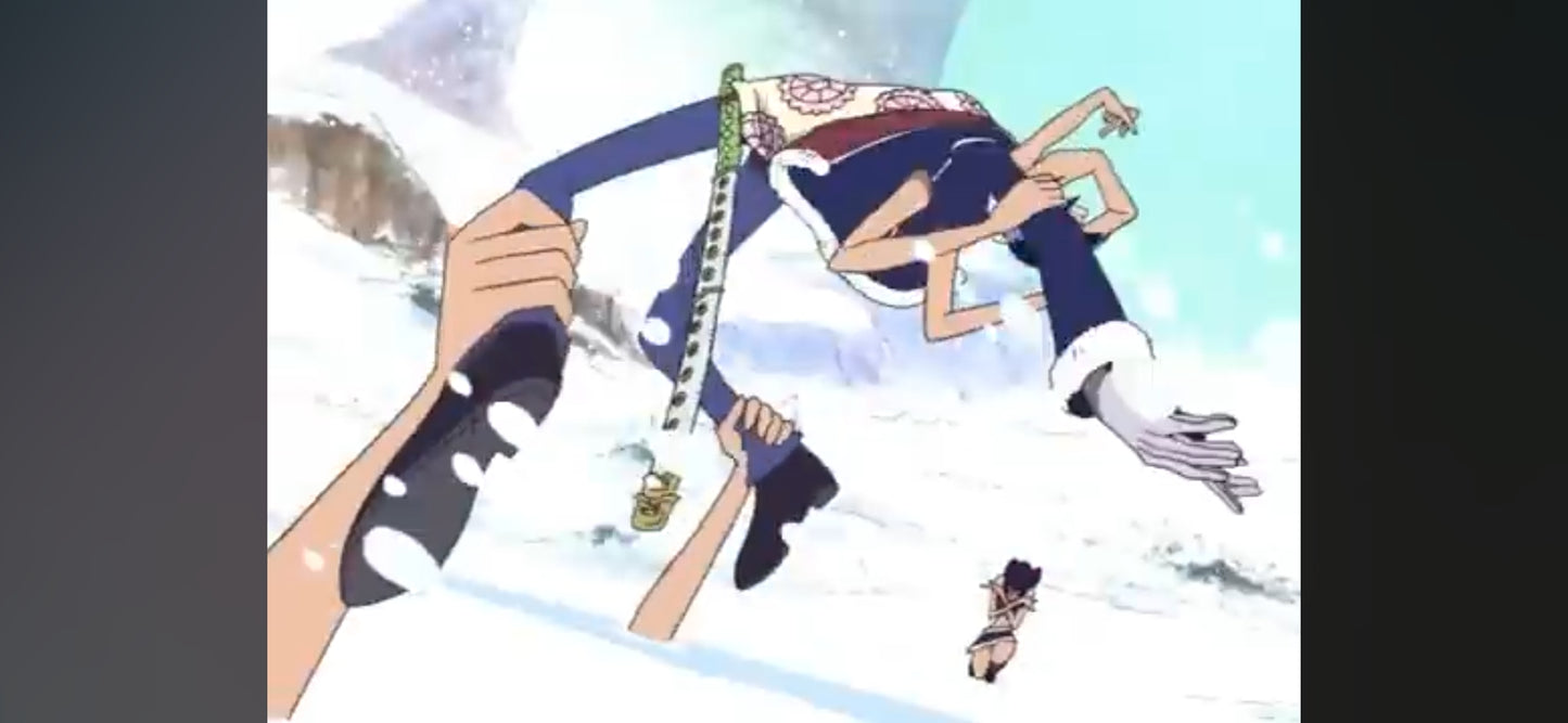 One Piece Tashigi vs Nico Robin OP key animation genga