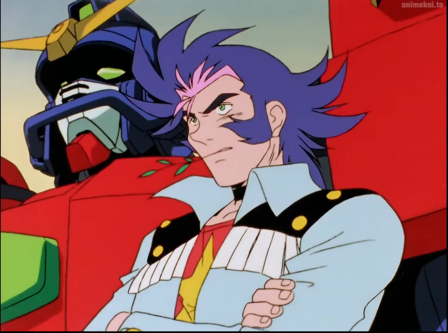 Mobile Fighter G Gundam: Chibodee Crocket animation genga 2 piece