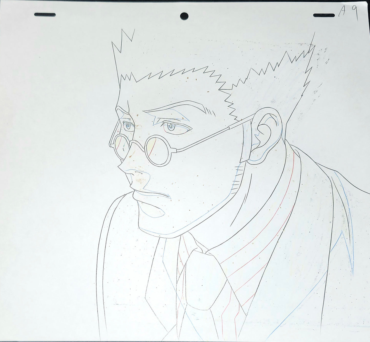 Hunter X Hunter: Leorio animation Cel w background 3 pc