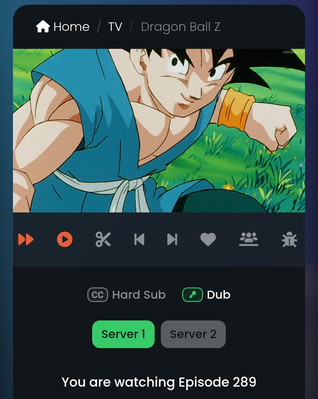 Dragonball Z: Goku animation douga
