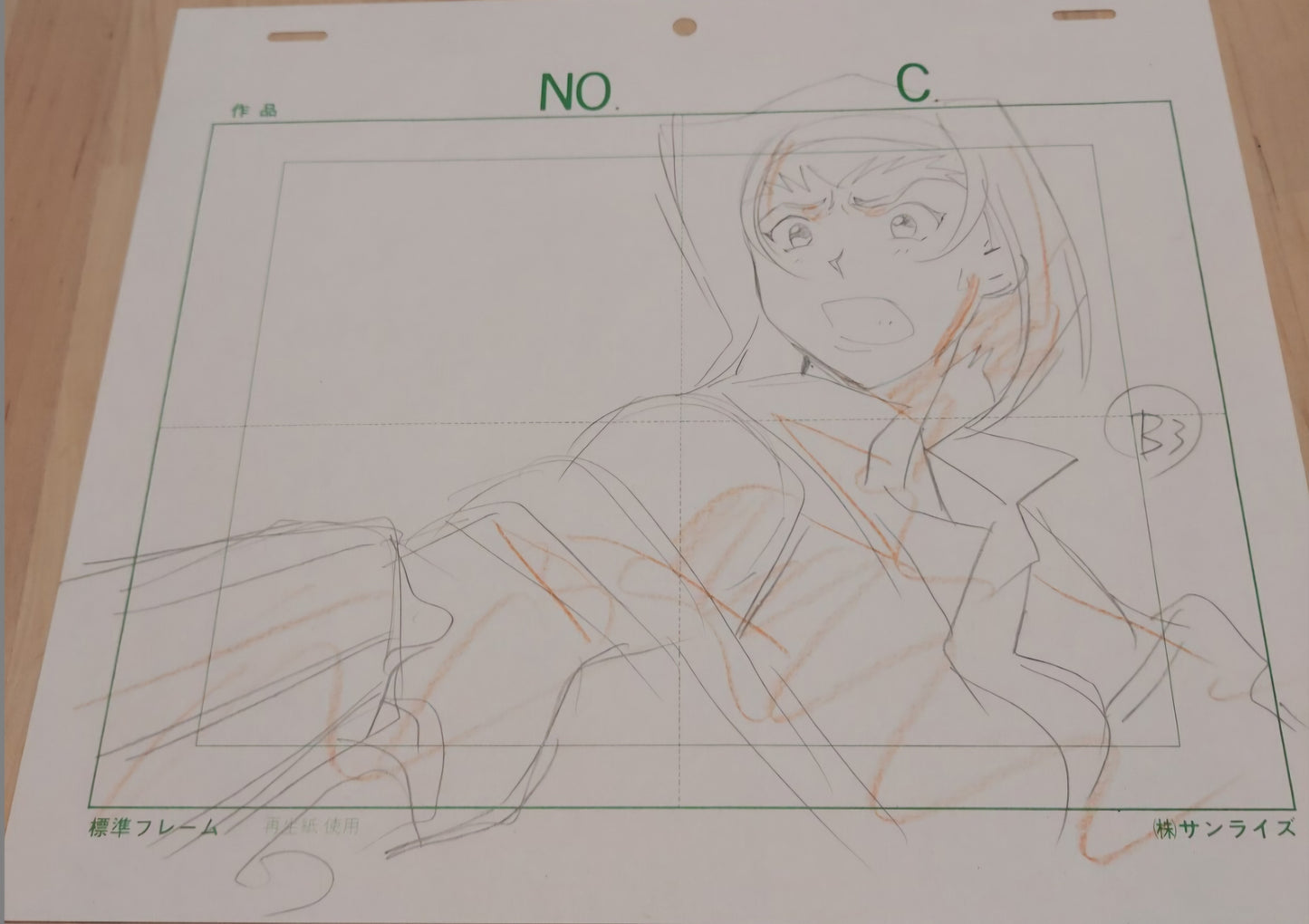 Cowboy Bebop: Faye Valentine hand drawn layout