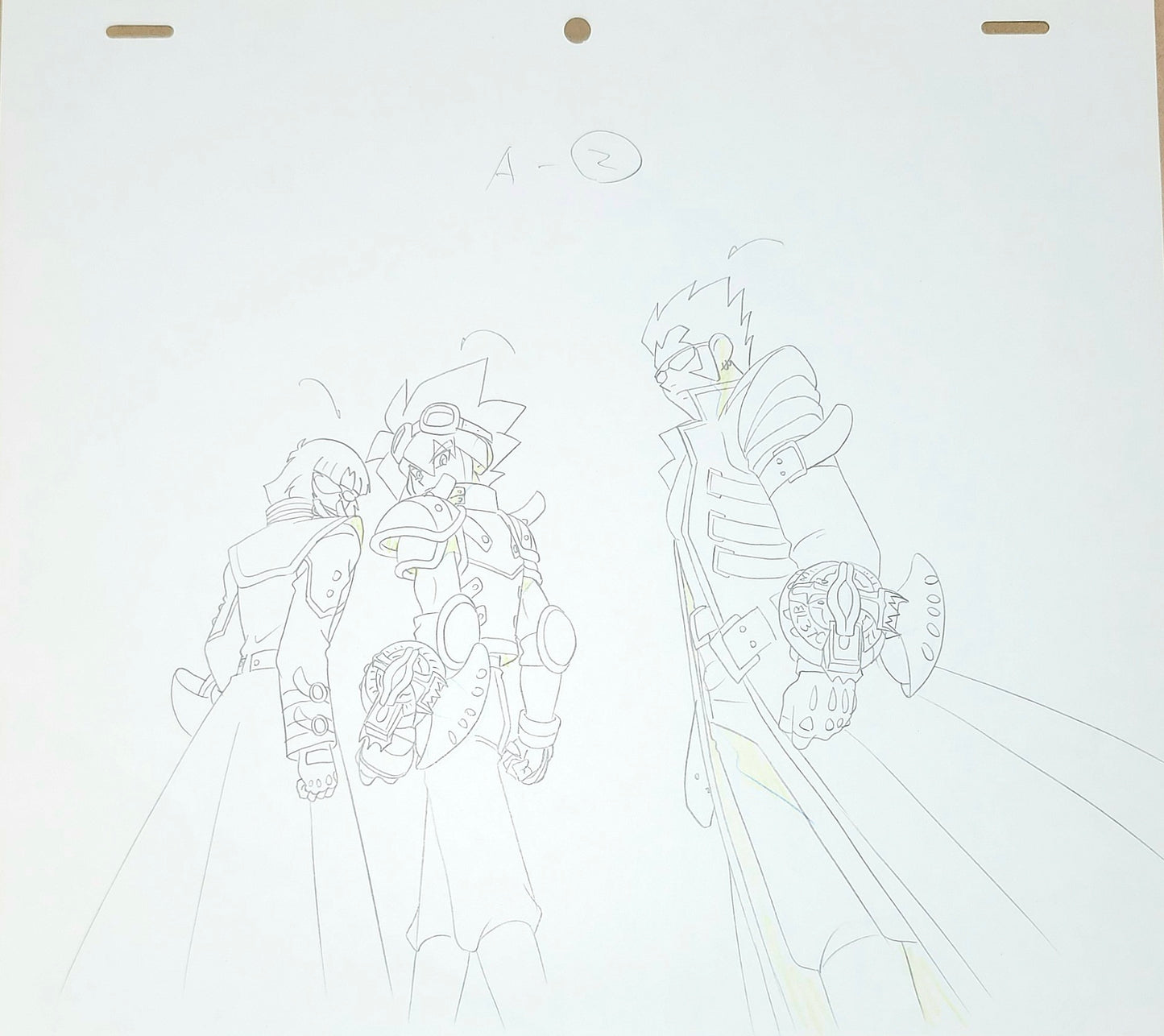 Yu-gi-oh: Rafael x Amelda x Valon animation genga 3pc