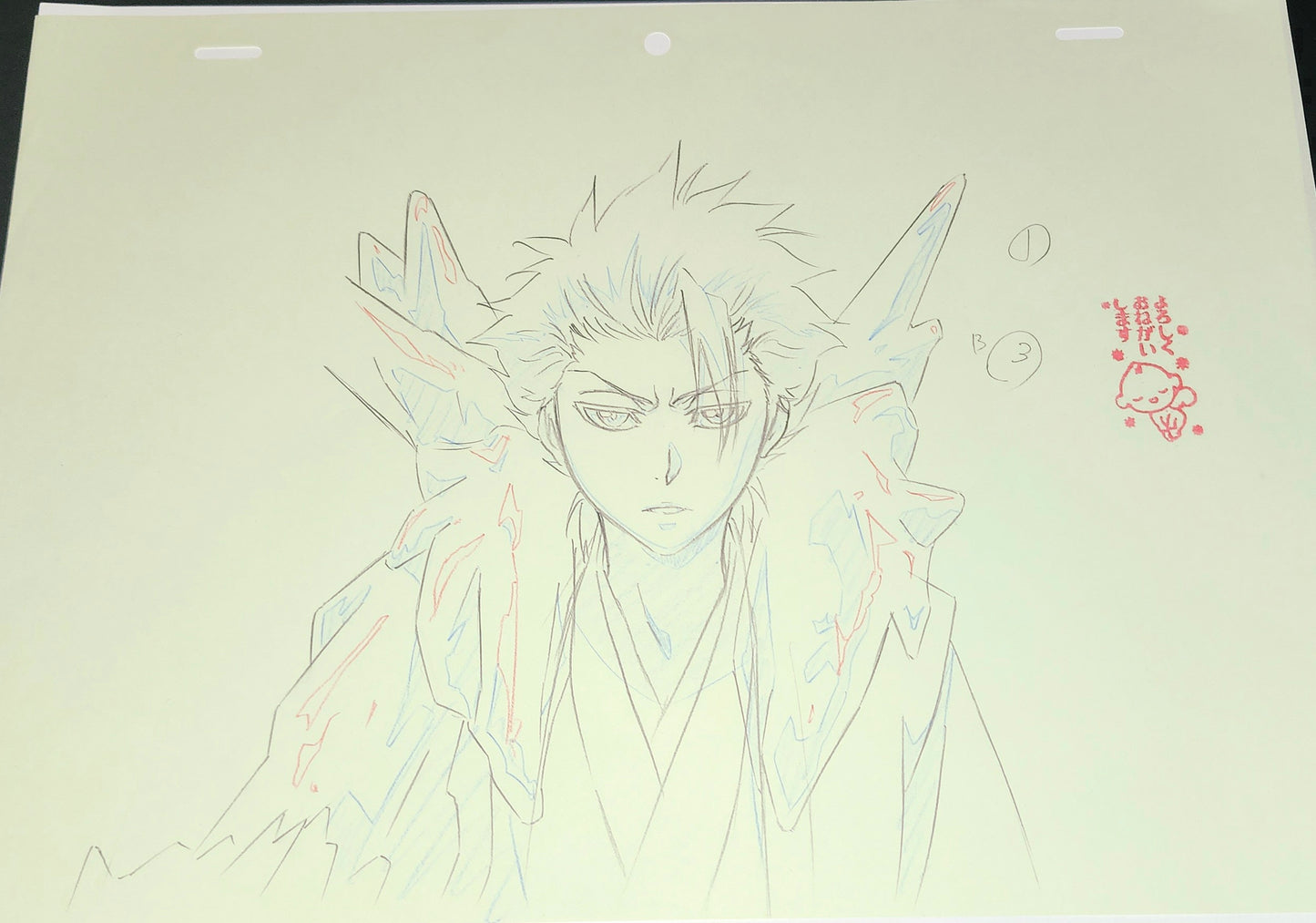 Bleach: Toshiro
Hitsugaya Hyõrinmaru's Bankai animation genga