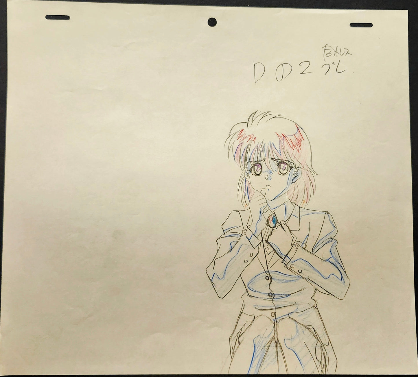 Yu Yu Hakusho Keiko Yukimura animation 3 pc genga Yoshihiro Togashi