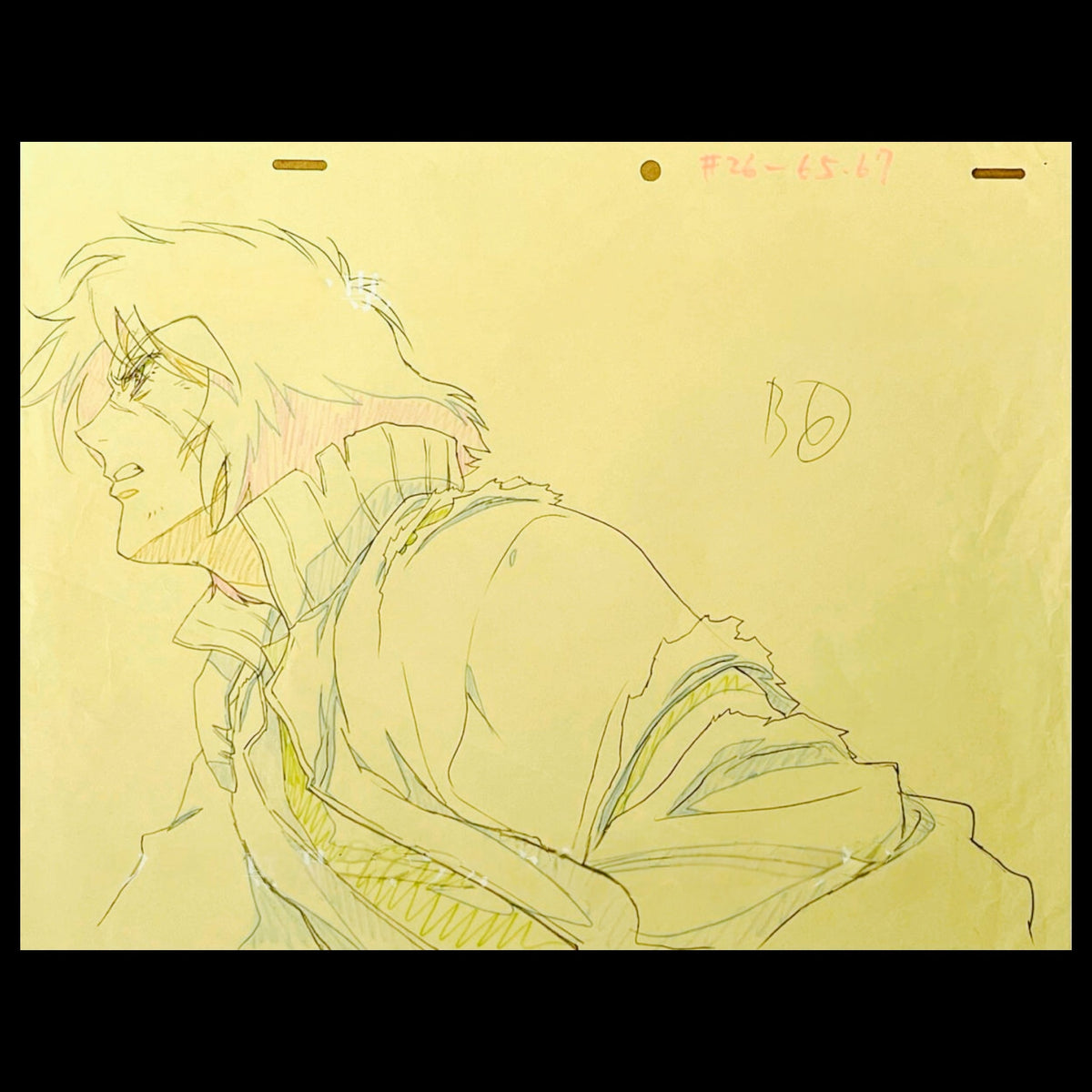 Wolf's Rain: Kiba animation genga