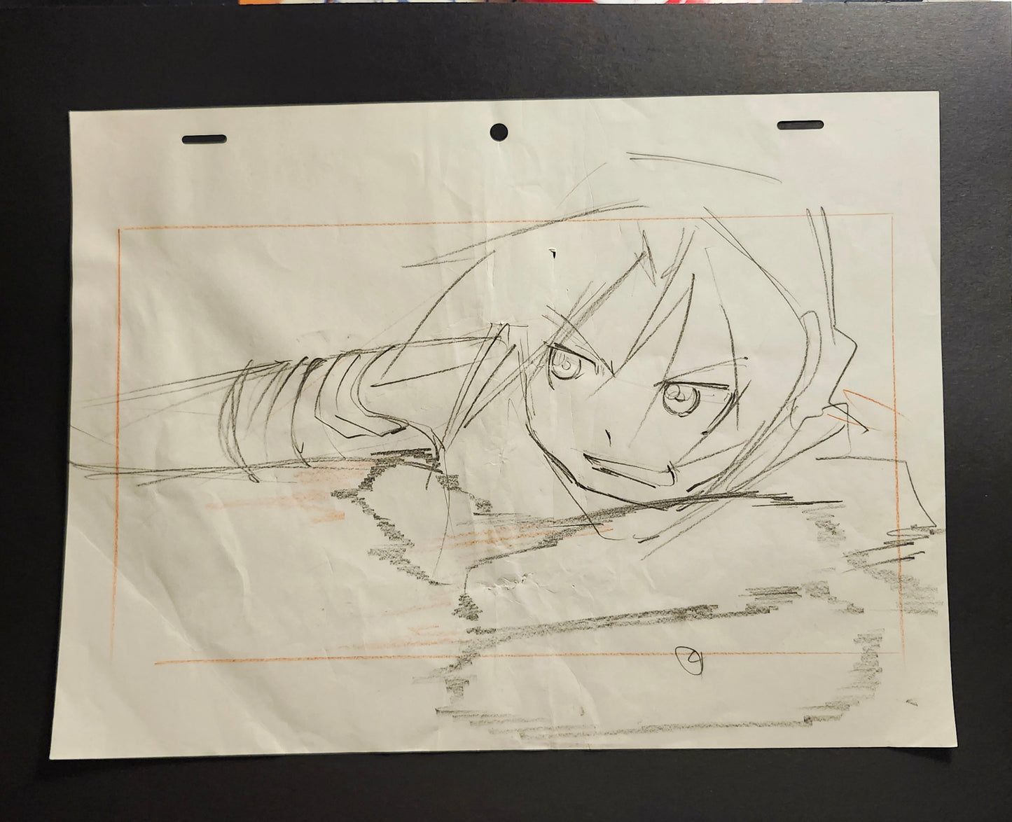 Fullmetal Alchemist key animation Genga Ed vs. Fu scene #5