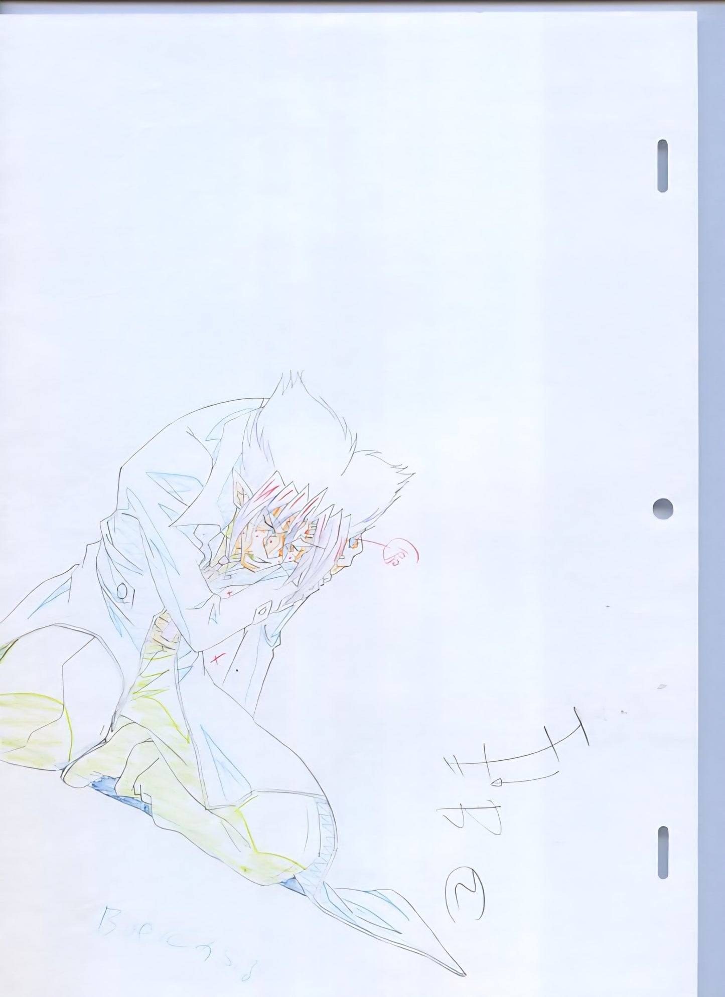 Highschool DxD: Yuuto kiba douga + genga 2pc