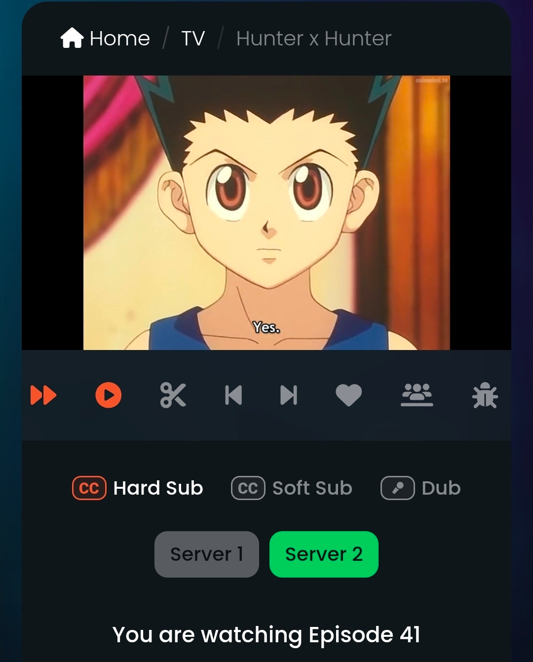 Hunter x Hunter: Gon animation cel