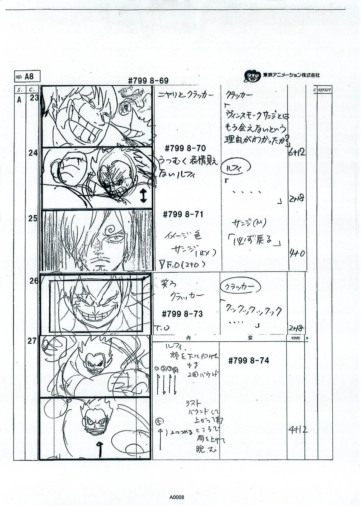 One Piece: #800 Storyboard