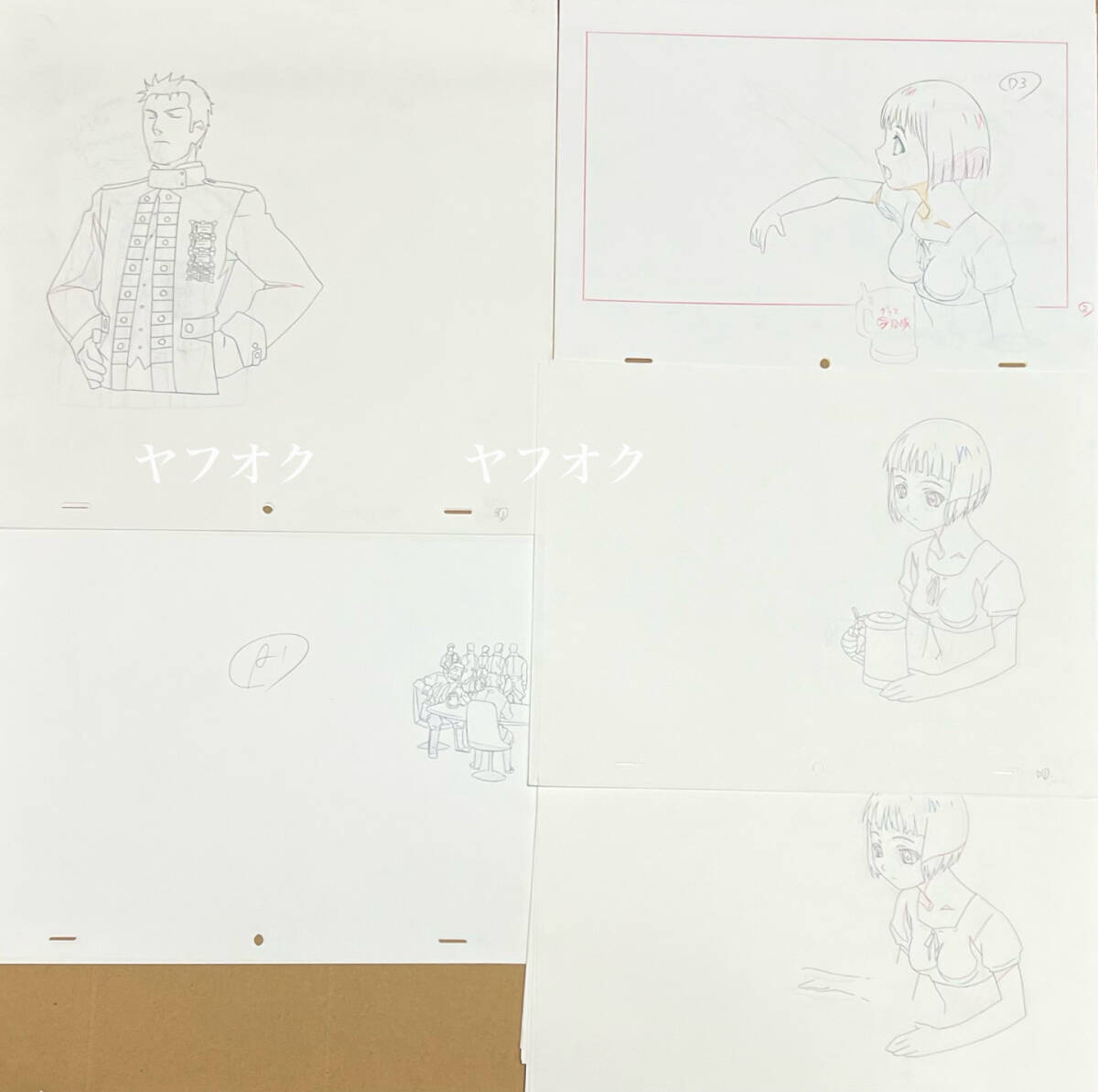 Last Exile: Lavie Head animation douga 5 pc