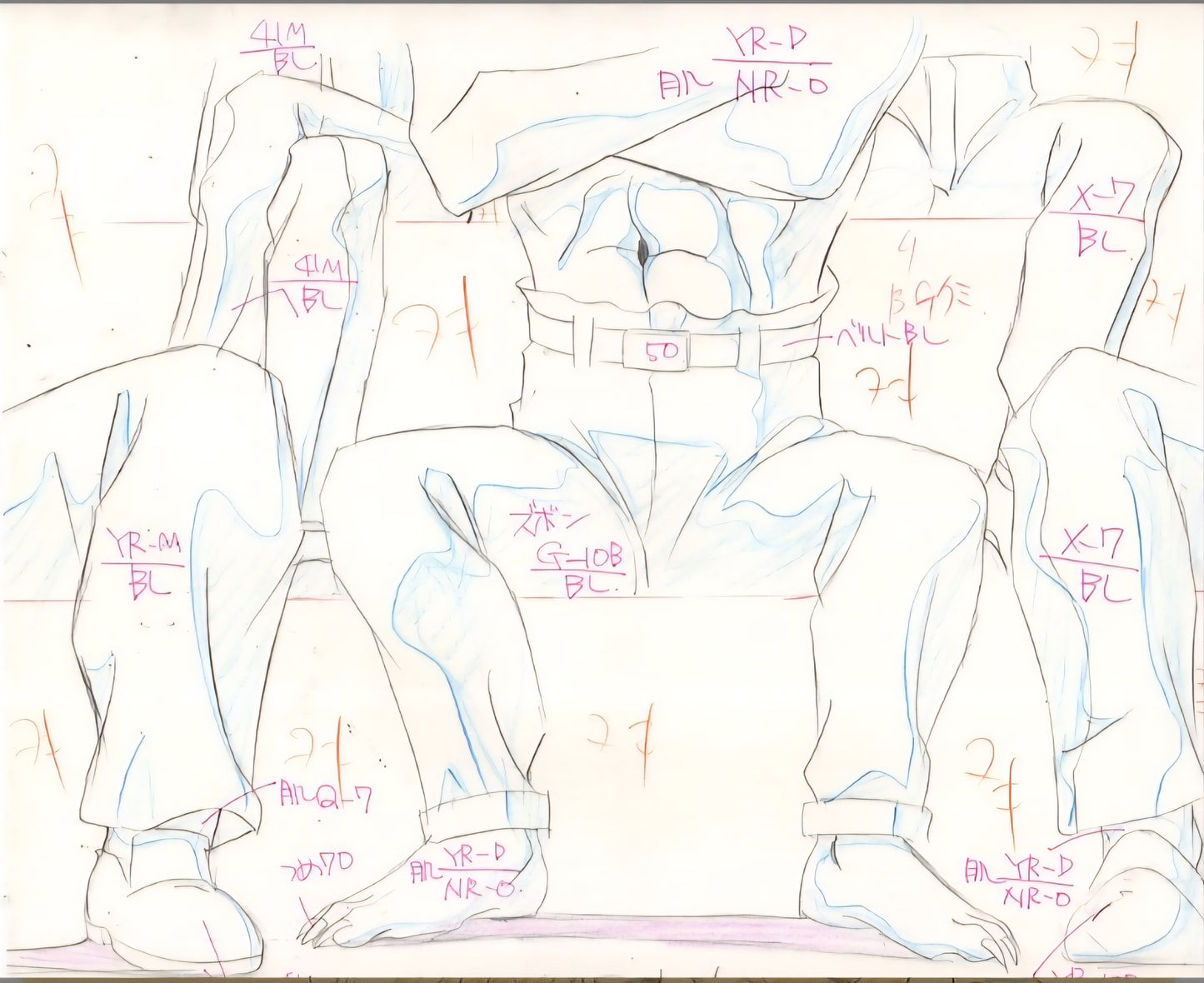 Yu Yu Hakusho Shizuru Kuwabara + Keiko Yukimura animation genga 2 pc set Yoshihiro Togashi