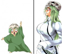 Bleach: Nelliel Tu Odelschwanck (Young Nel) animation genga