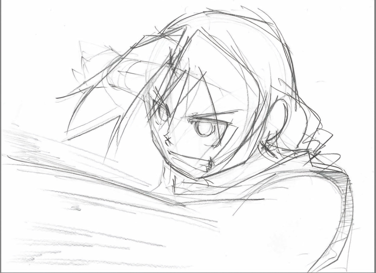 Fullmetal Alchemist rough animation Genga Ed vs. Fu scene #4
