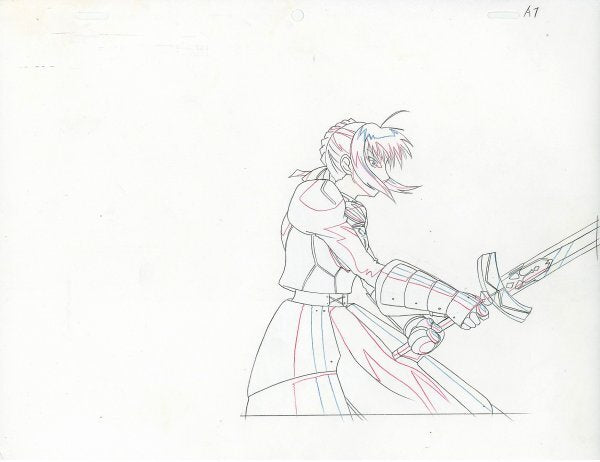 Fate/Stay Night: Saber animation douga