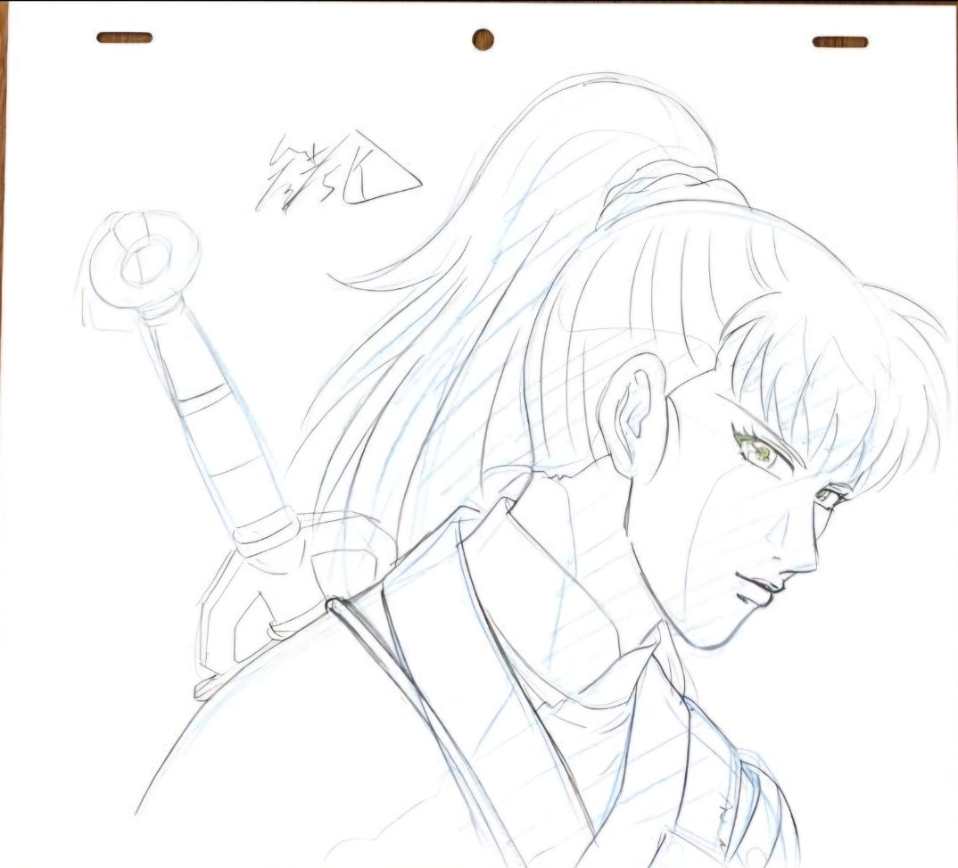 The Twelve Kingdoms Youko Nakajima animation genga #2