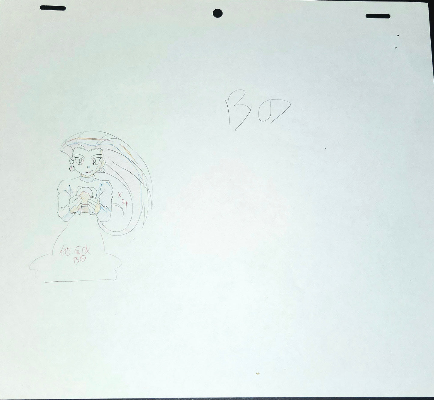 Pokemon: Jessie animation genga