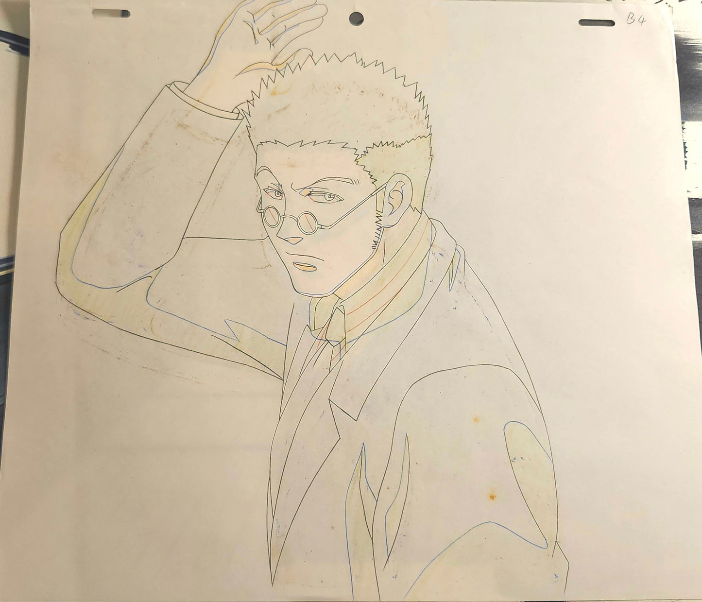 Hunter X Hunter: Leorio animation Cel + background