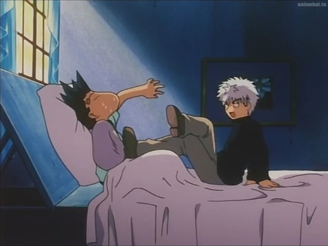 Hunter x Hunter: Gon and Killua (Snoopy face) animation cel