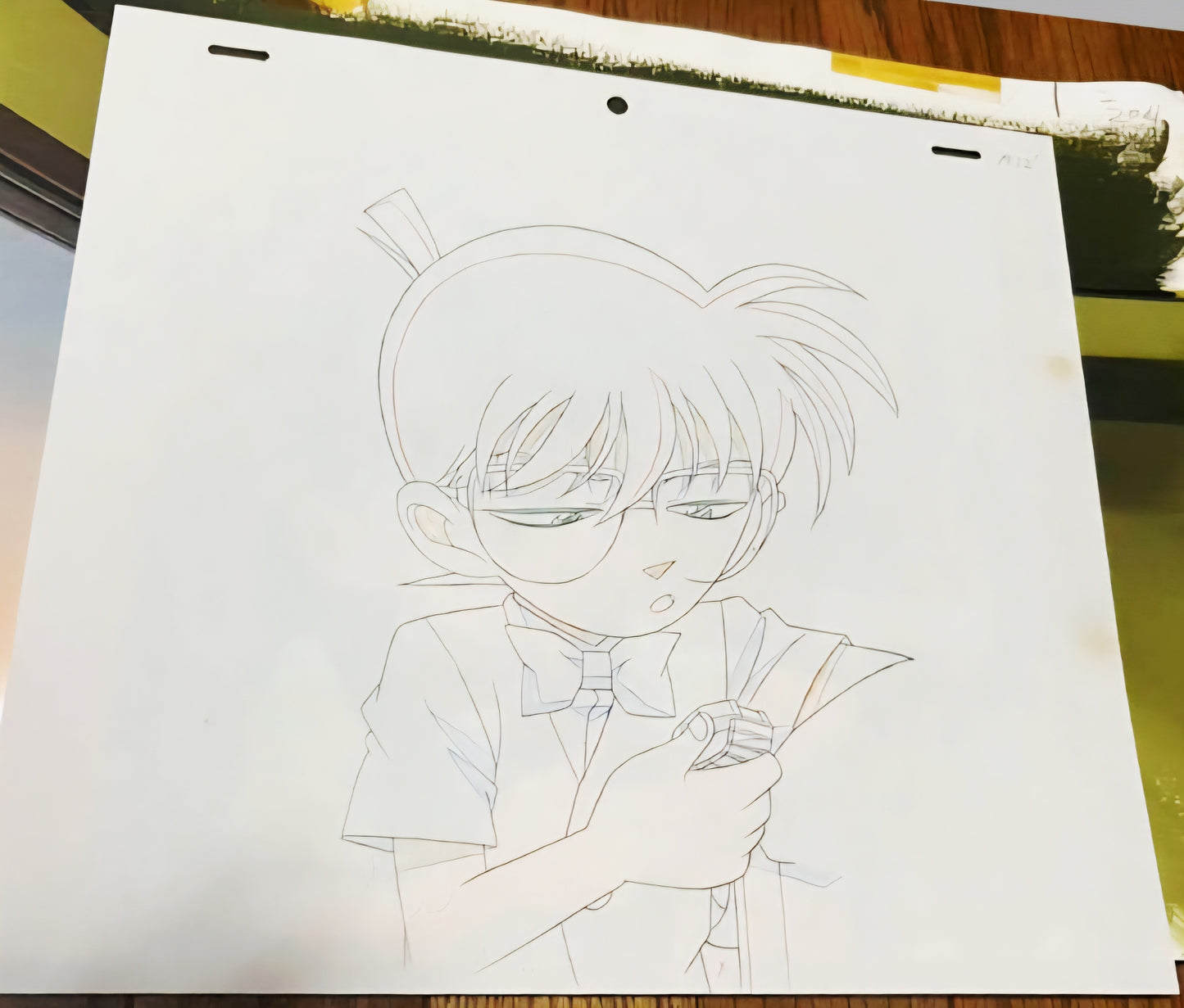 Detective Conan animation cel 3 pc set