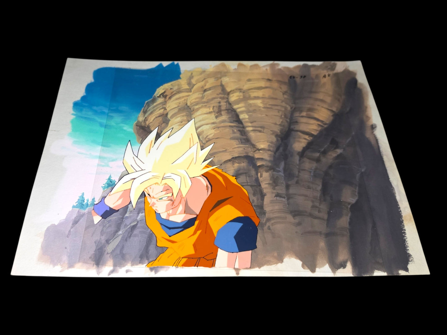 Dragonball Z: Super Saiyan Goku animation cel