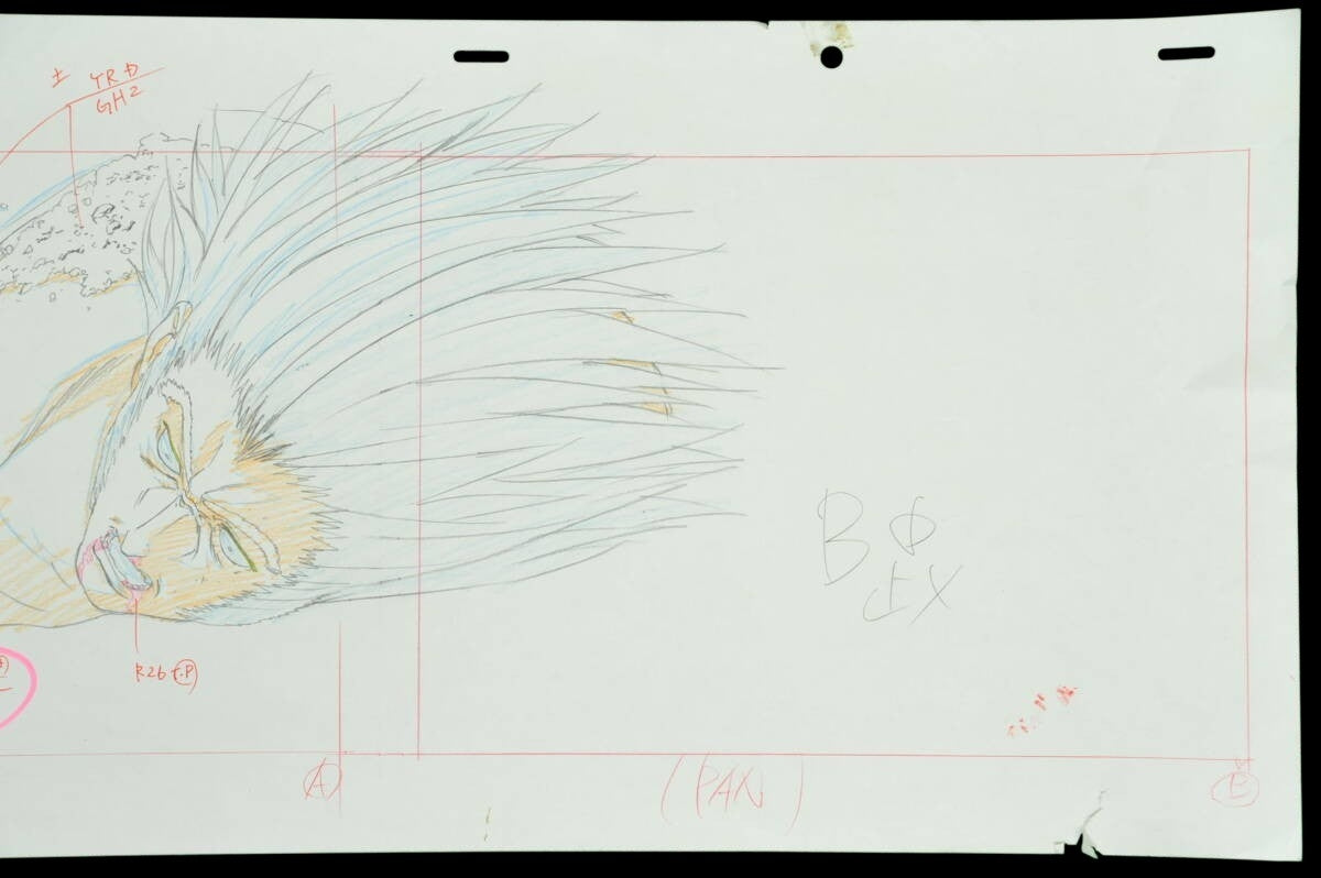 Hunter X Hunter: Dead Uvogin animation pan layout genga