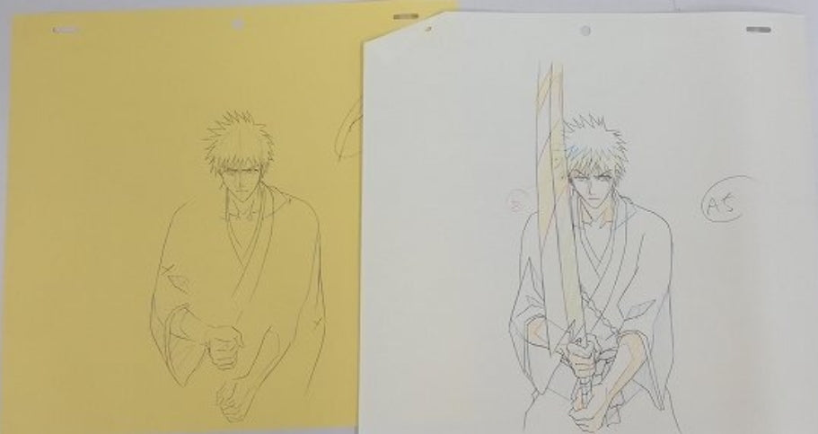 Bleach Ichigo animation genga 2pc