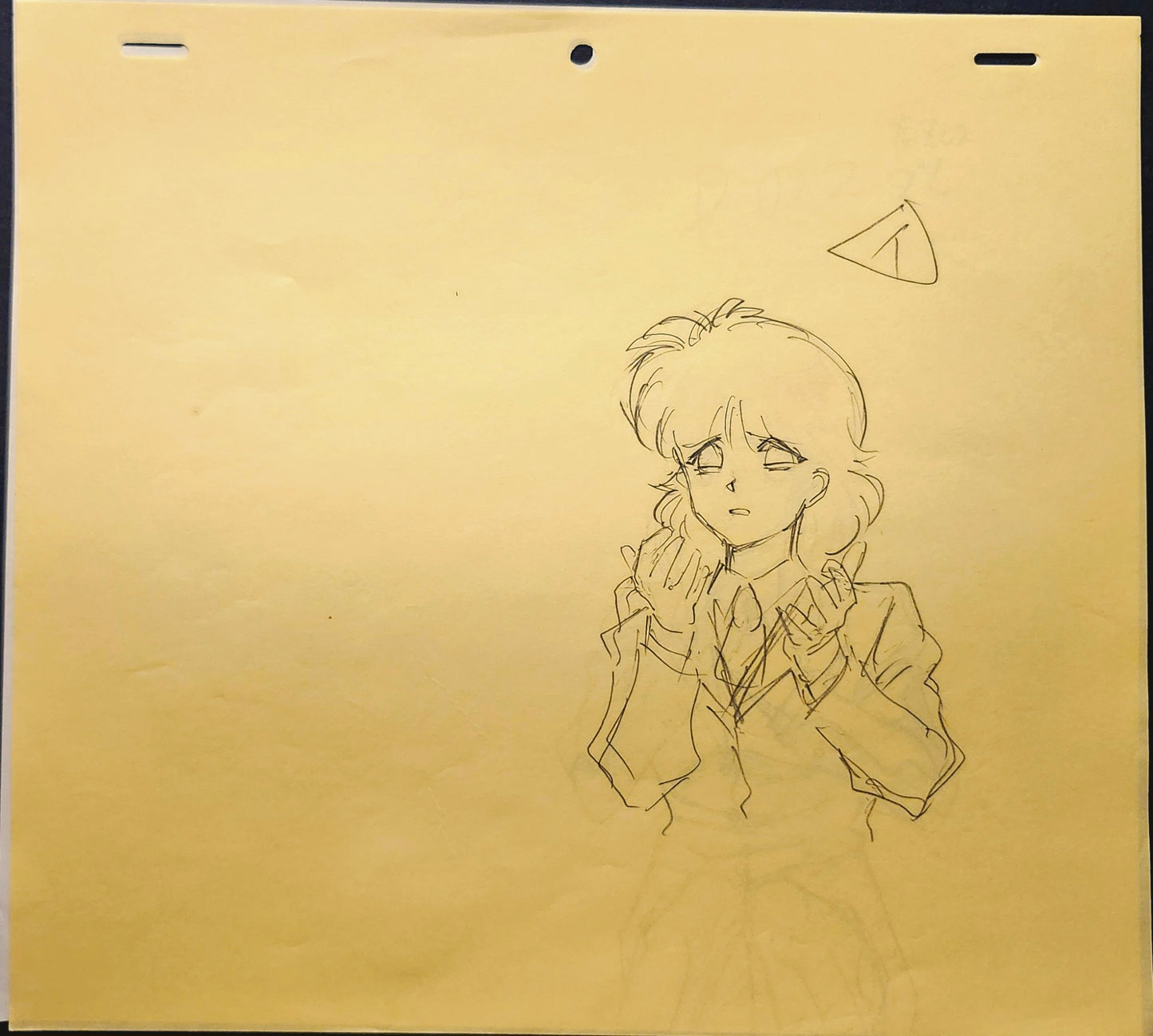 Yu Yu Hakusho Keiko Yukimura animation 3 pc genga Yoshihiro Togashi