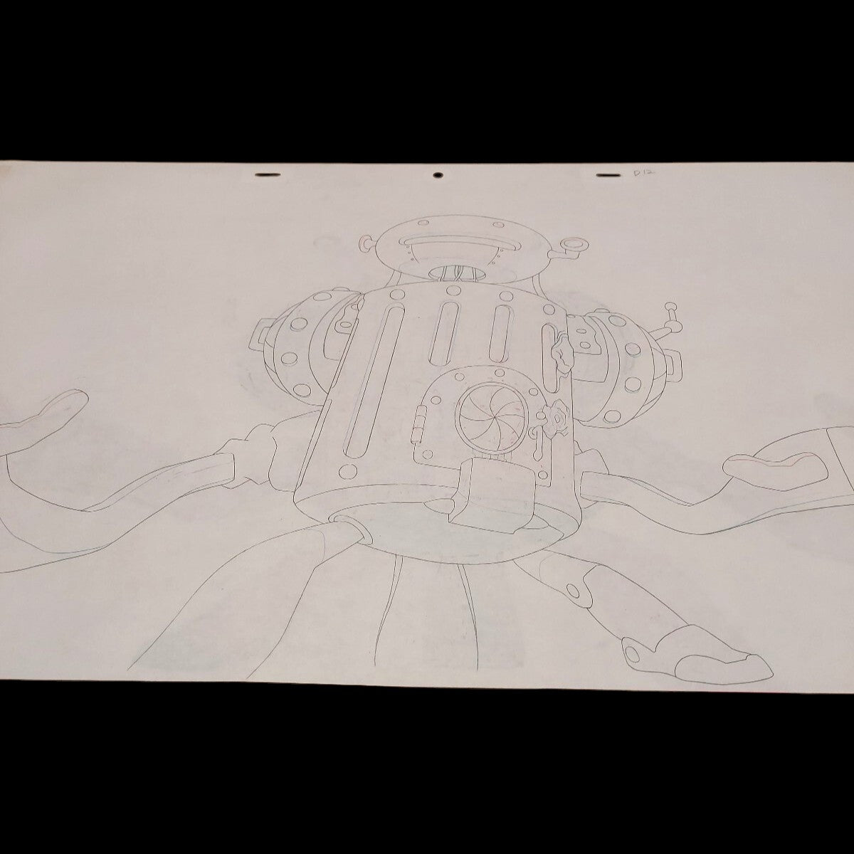 Metropolis: Robot LG pan animation cel & douga