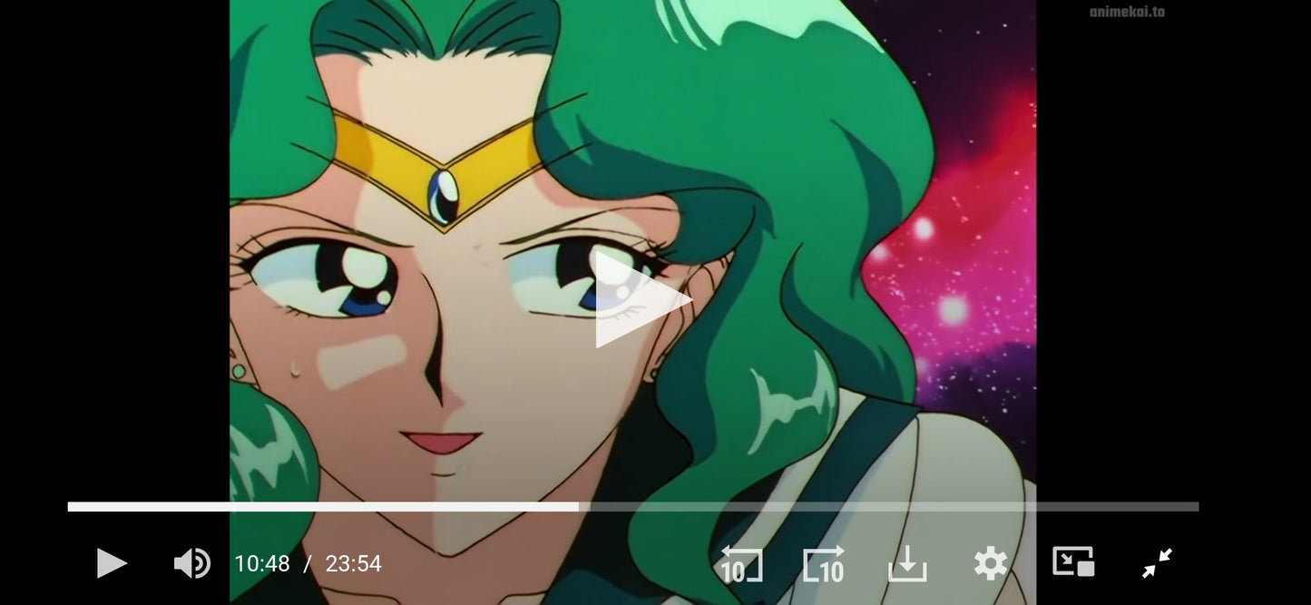 Sailor Moon: Sailor Neptune (Michiru Kaiou) animation genga