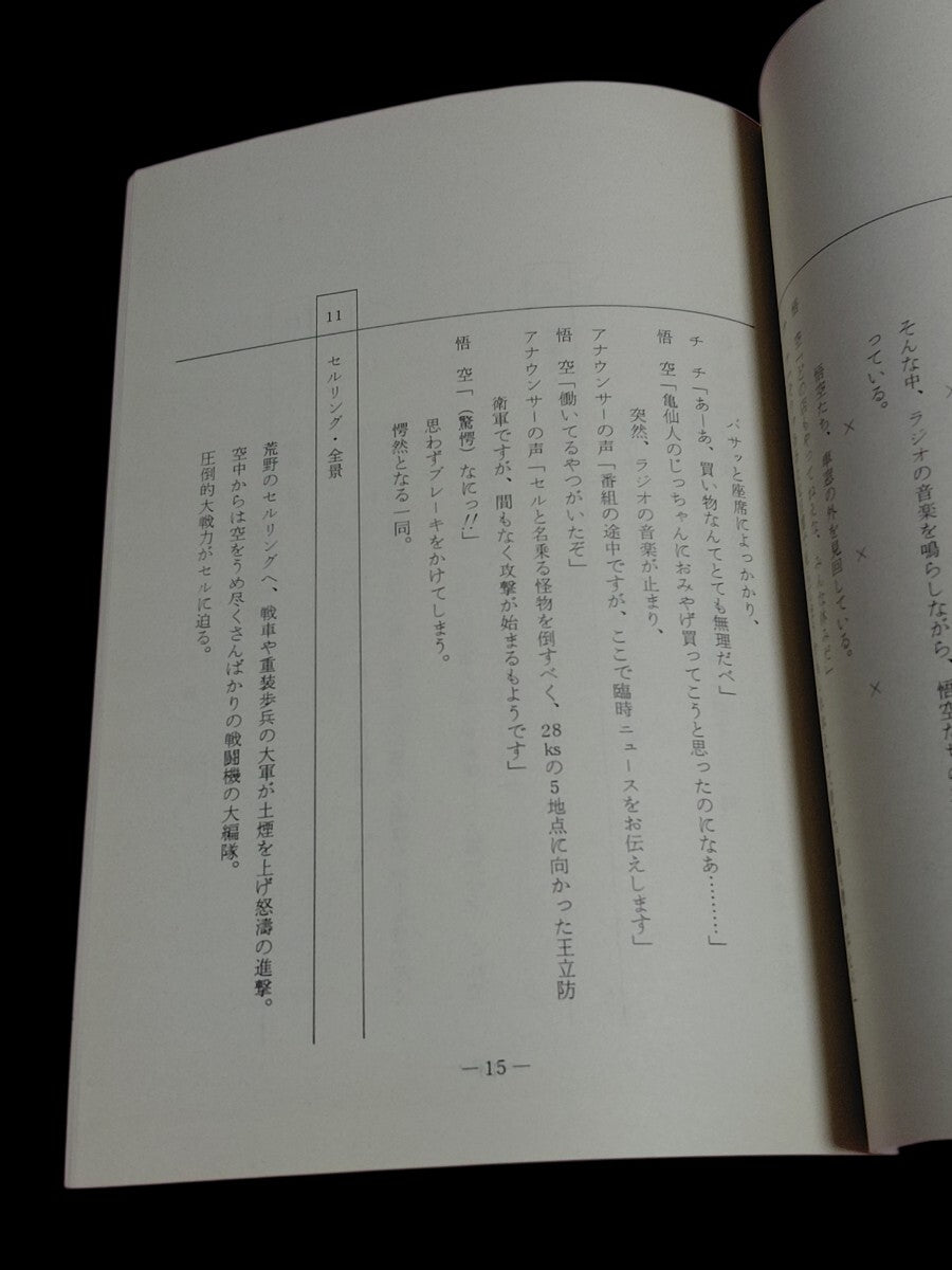 Dragonball z: Script #172 "Find a New God!! Goku, the Great Instantaneous Movement"