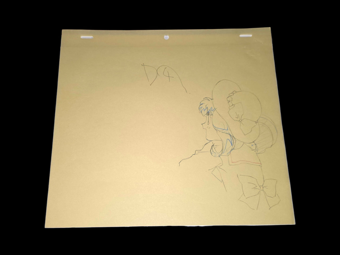 Sailor Moon: Usagi Tsukino, Minako Aino (Sailor Venus), Makoto Kino (Sailor Jupiter) & Chibi-Usa animation genga 4 pc corrections by Shinya Hasegawa