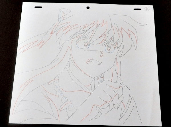 Inuyasha: Inuyasha layout + douga 2 piece Rumiko Takahashi