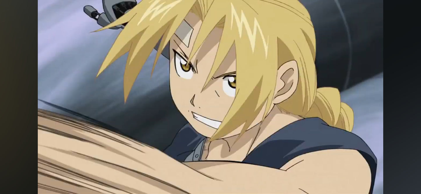 Fullmetal Alchemist key animation Genga Ed vs. Fu scene #7