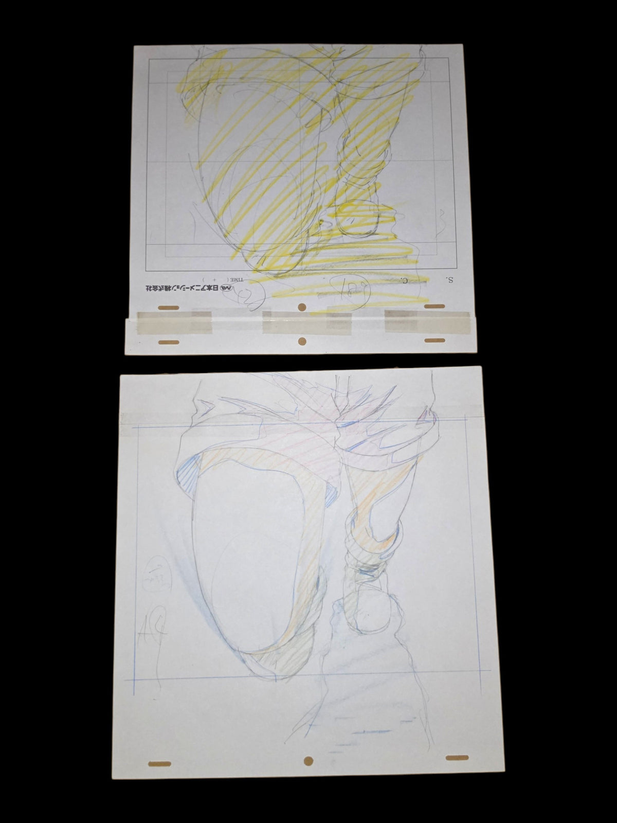 Hunter X Hunter: Gon + (Hisoka's) bungee gum animation genga whole set