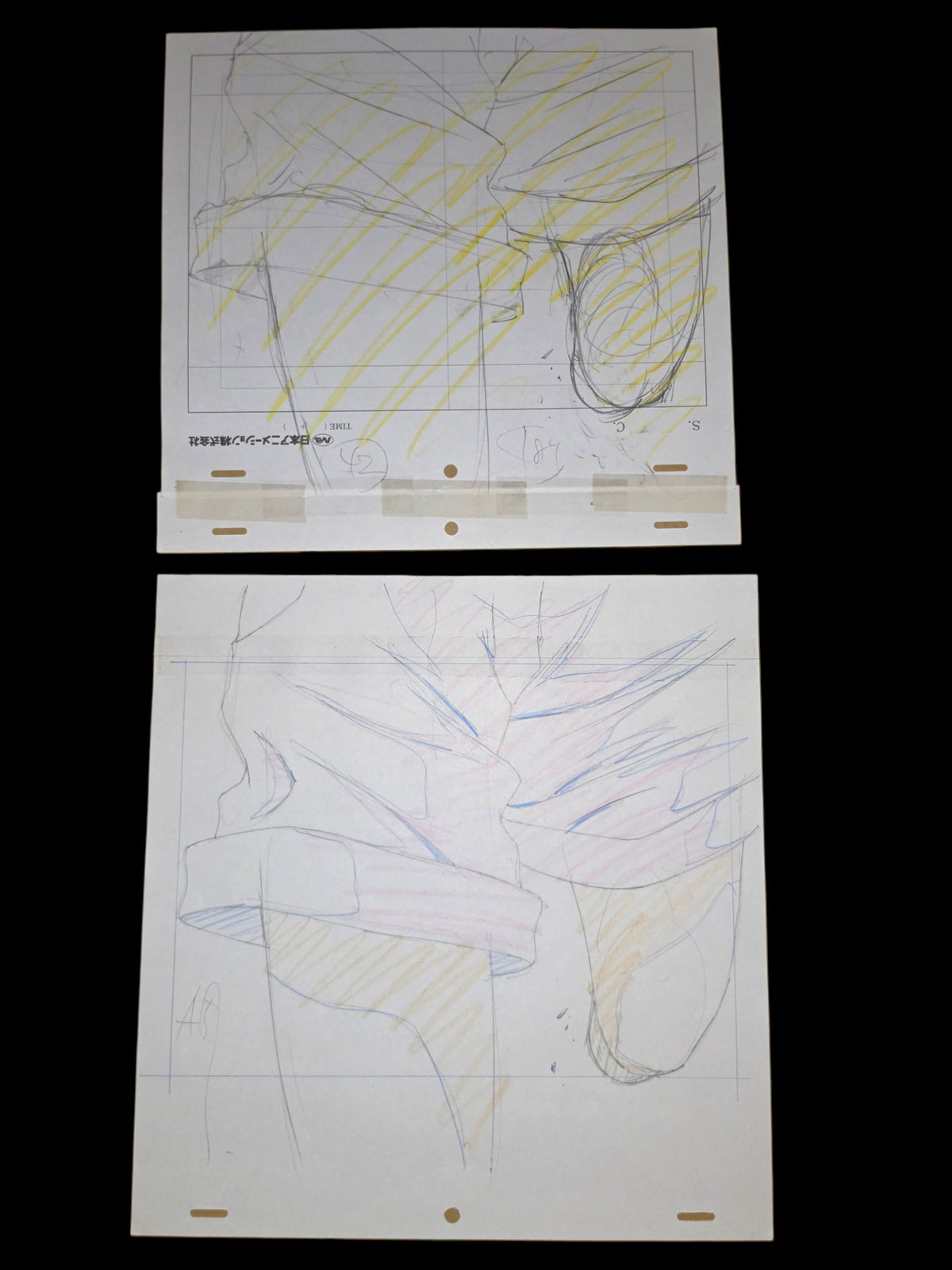 Hunter X Hunter: Gon + (Hisoka's) bungee gum animation genga whole set
