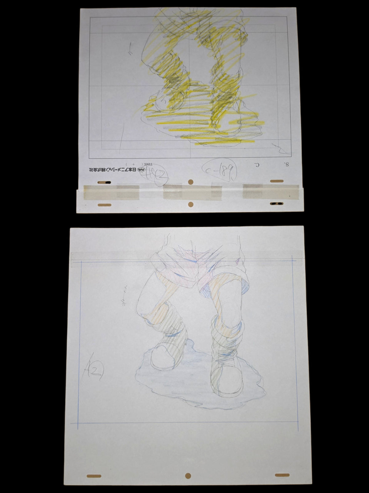Hunter X Hunter: Gon + (Hisoka's) bungee gum animation genga whole set