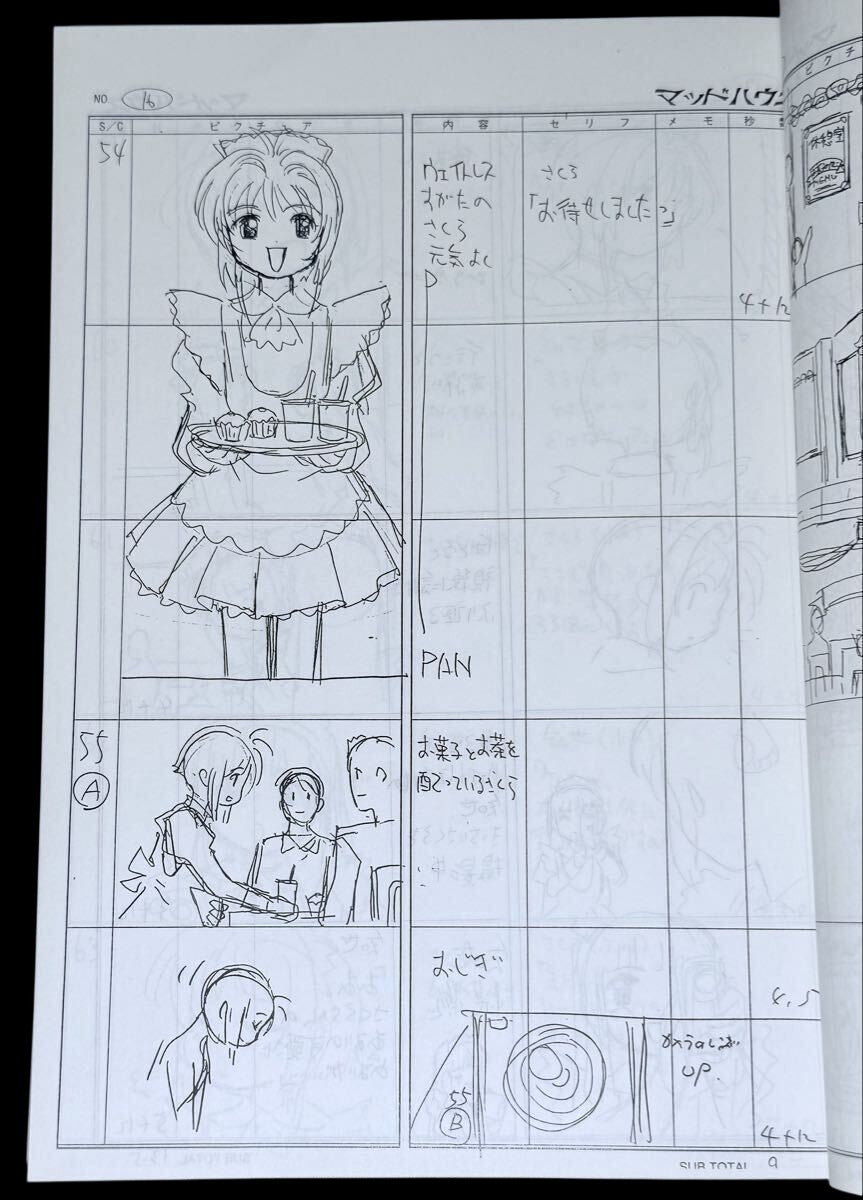 Cardcaptor Sakura: Storyboard ep # 56 "Sakura, Kero, and the Sweet Meeting"