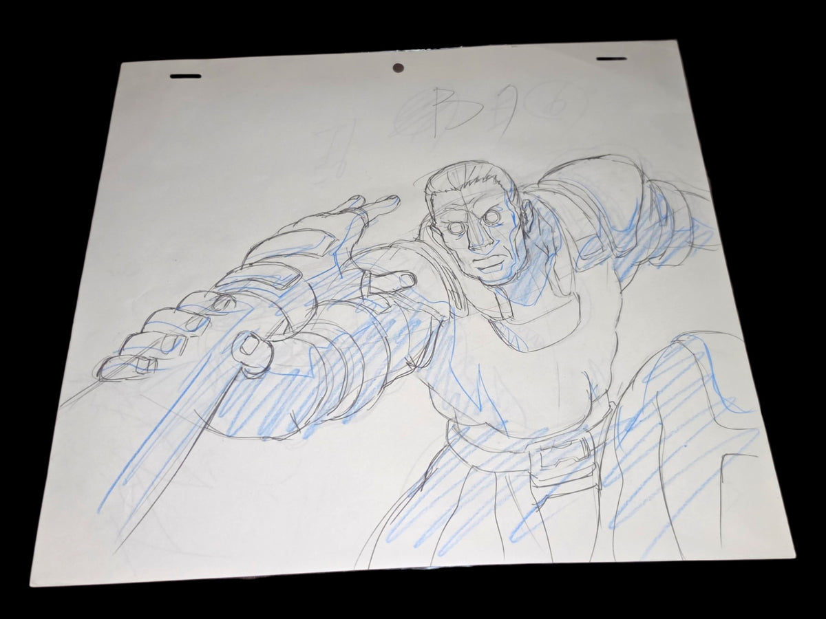 Ghost In The Shell - Stand Alone Complex: Batou animation genga
