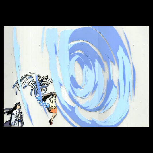 Ah My Goddess The Movie: Belldandy & Megumi animation extra lg animation cel 2 pc