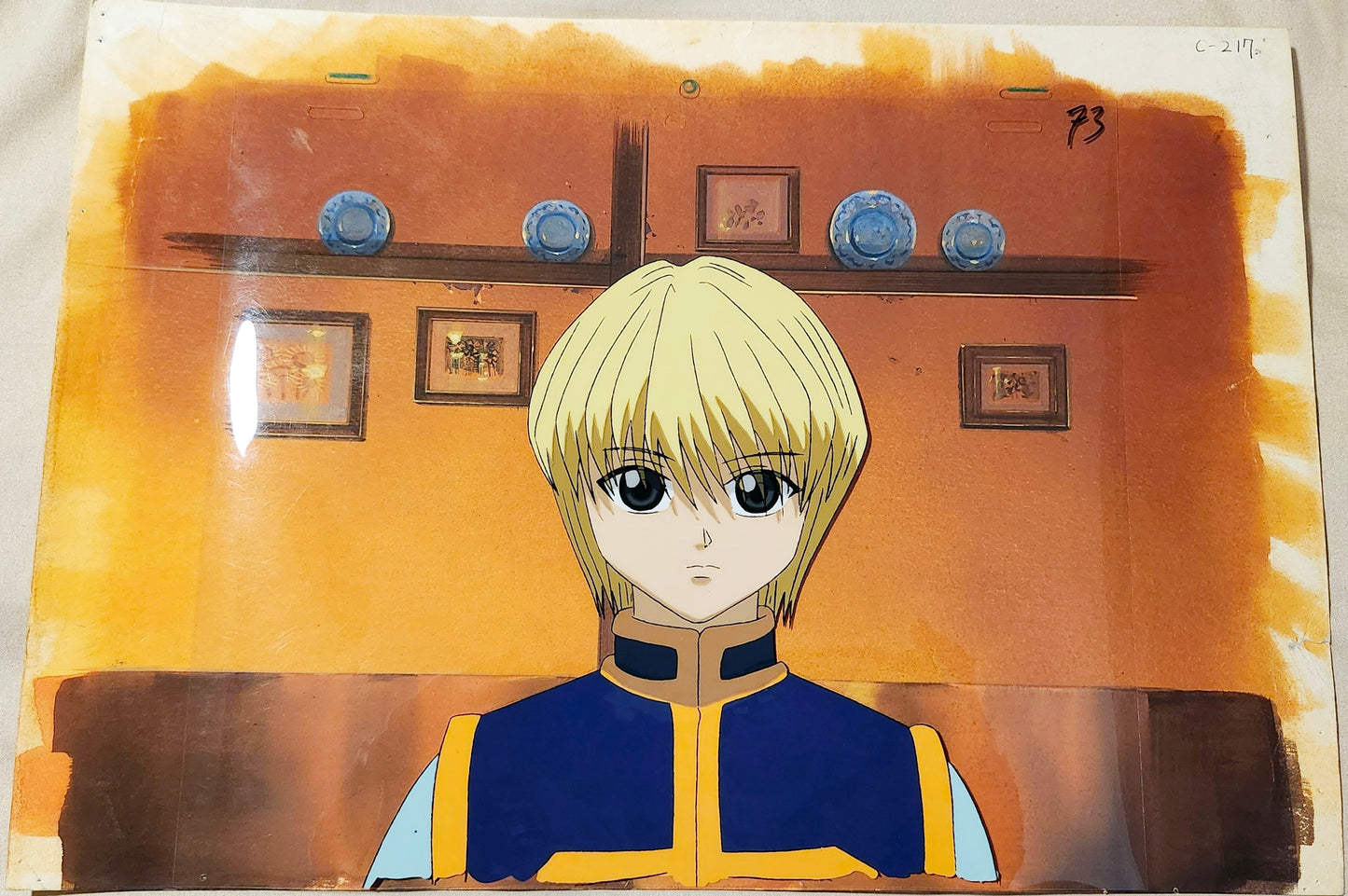 Hunter X Hunter: Kurapica animation Cel + background