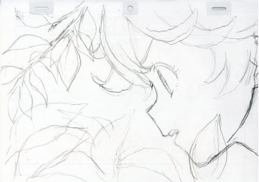 The Promised Neverland Emma rough key animation genga #1