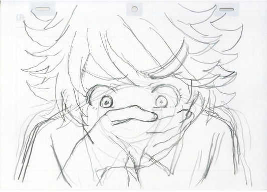 The Promised Neverland Emma rough key animation genga #2