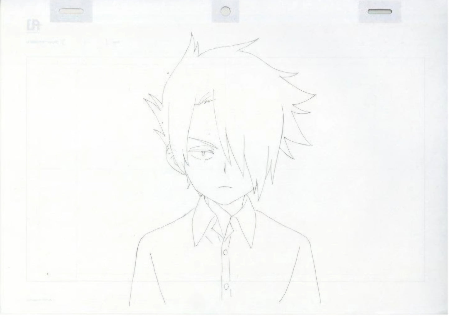 The Promised Neverland Ray rough key animation genga