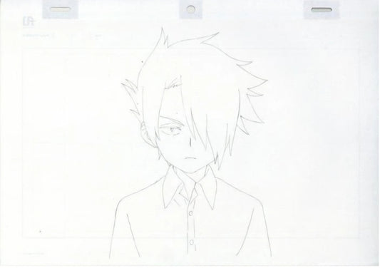The Promised Neverland Ray rough key animation genga
