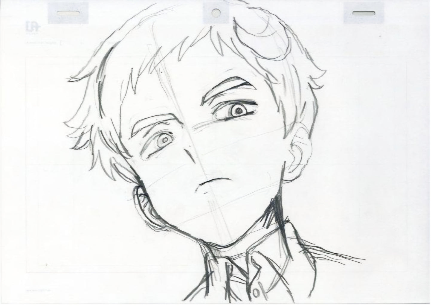 The Promised Neverland Norman rough key animation genga