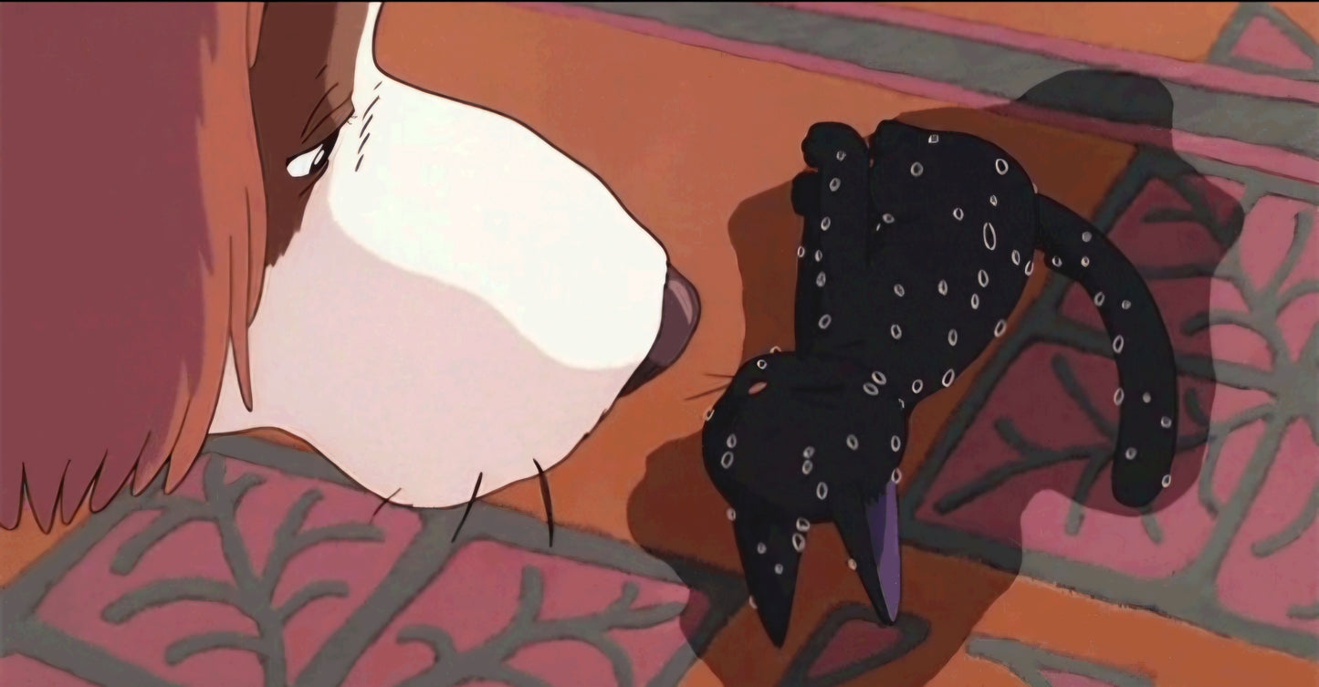 Ghibli Kiki's Delivery Service: Jeff animation Cel +background