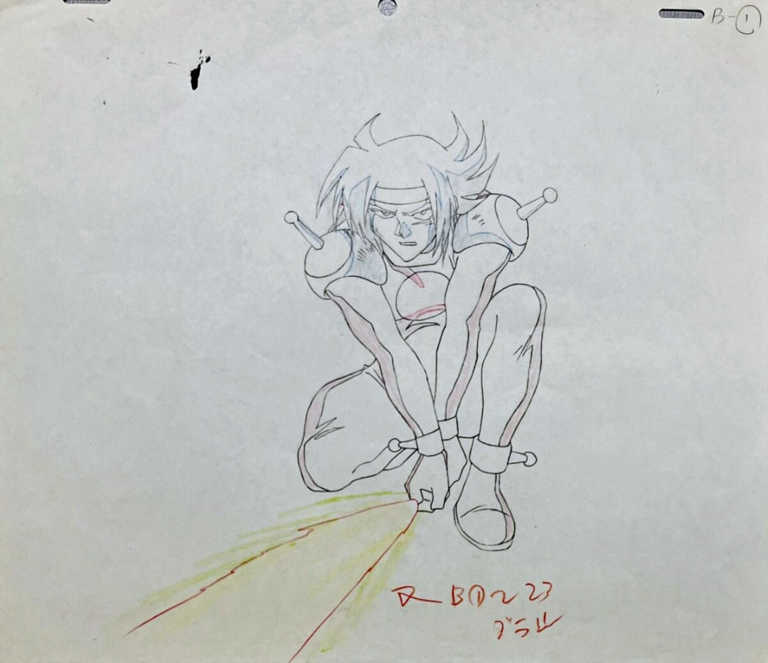 Mobile Fighter G Gundam Domon Kasshu (Shining Finger Sword) key animation genga