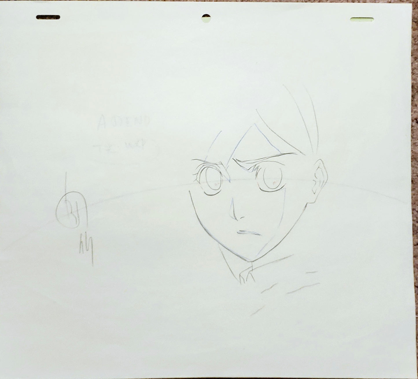 Bleach Orihime Inoue animation genga set of 3 signed by Stephanie Sheh