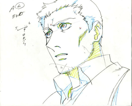 Wolf's Rain OVA: Hubb Lebowski key animation Genga